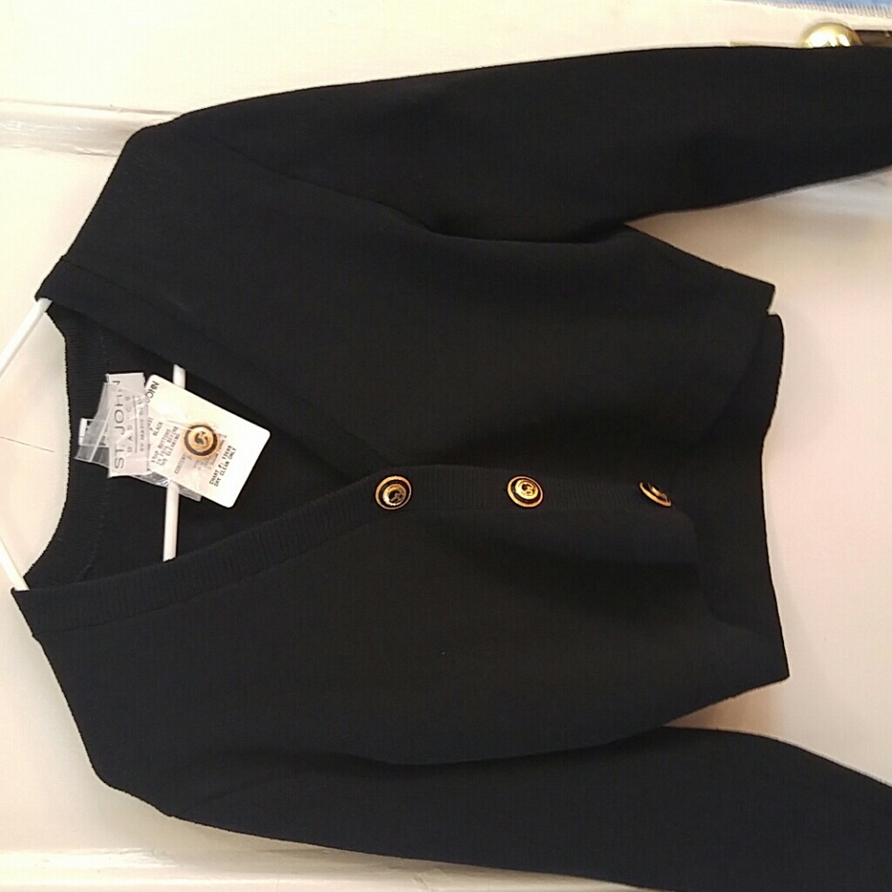 Marie St. John Cardigan w/ Extra button and tags